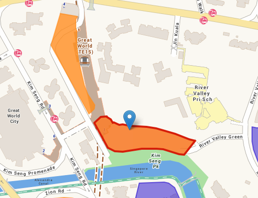 River Valley Green Parcel B Location Map